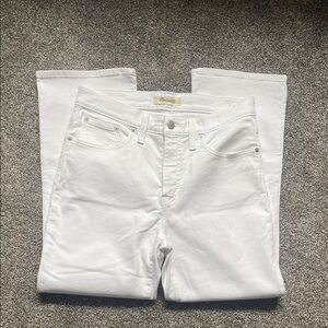 Madewell Classic Cream Trousers